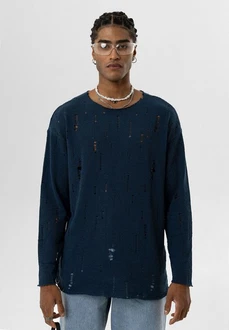 Dandalo Sweatshirt Yuri Blau/Dunkelblau