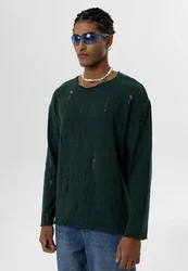 Dandalo Sweatshirt Yuri Dunkelgrün/Grün/Türkis
