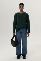Dandalo Sweatshirt Yuri Dunkelgrün/Grün/Türkis