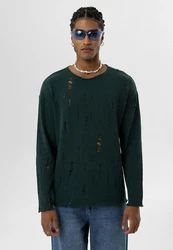 Dandalo Sweatshirt Yuri Dunkelgrün/Grün/Türkis