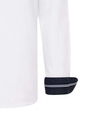 Williot Blusenshirt Delmer Dunkelgrün/Creme/Beige/Weiß/Dunkelblau