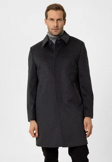 Moxx Paris Wintermantel FERNANDO Schwarz/Dunkelgrau/Dunkelblau