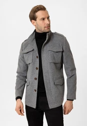 Moxx Paris Wintermantel ANTONIO Grau/Hellgrau