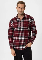 Moxx Paris Blusenshirt Jules Dunkelrot/Bordeaux/Rot