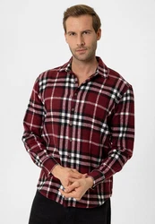 Moxx Paris Blusenshirt Jules Dunkelrot/Bordeaux/Rot