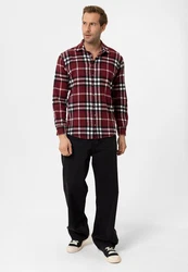 Moxx Paris Blusenshirt Jules Dunkelrot/Bordeaux/Rot