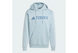 adidas TERREX Hoodie MULTI LARGE LOGO Hellblau/Blau
