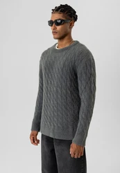 Dandalo Sweatshirt Zidane Dunkelgrau/Grau/Dunkelblau/Hellgrau
