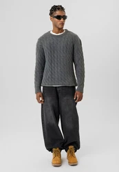 Dandalo Sweatshirt Zidane Dunkelgrau/Grau/Dunkelblau/Hellgrau