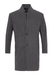 Antioch Winterjacke Standing Collar Dunkelgrau/Grau