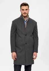 Antioch Winterjacke Standing Collar Dunkelgrau/Grau