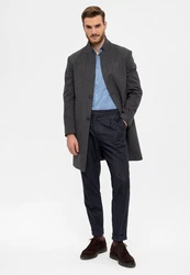 Antioch Winterjacke Standing Collar Dunkelgrau/Grau