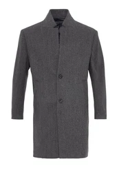 Antioch Winterjacke Standing Collar Dunkelgrau/Grau