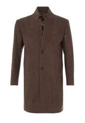 Antioch Winterjacke Standing Collar Braun/Grau/Dunkelbraun/Dunkelrot