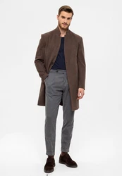 Antioch Winterjacke Standing Collar Braun/Grau/Dunkelbraun/Dunkelrot