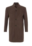 Antioch Winterjacke Standing Collar Braun/Grau/Dunkelbraun/Dunkelrot