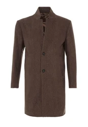 Antioch Winterjacke Standing Collar Braun/Grau/Dunkelbraun/Dunkelrot