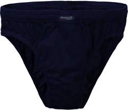 BRUBAKER Slip Herren Unterhose aus Baumwolle Dunkelblau/Lila/Dunkelrot