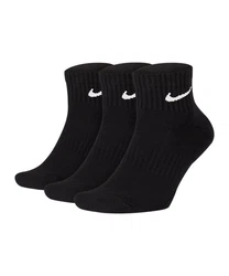 Nike Sportswear Freizeitsocken Everyday Cushion Crew 3er Pack Schwarz