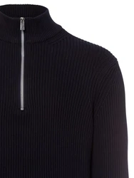 Nils Sundström Strickpullover Dunkelblau/Schwarz