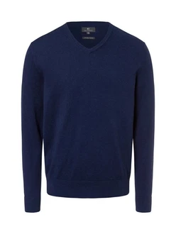 Nils Sundström Strickpullover Dunkelblau/Blau