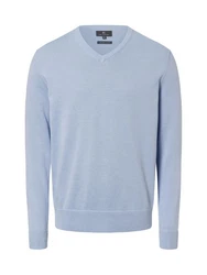 Nils Sundström Strickpullover Blau/Hellblau