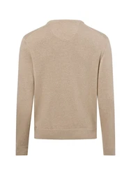 Nils Sundström Strickpullover Beige/Khaki/Braun/Grau