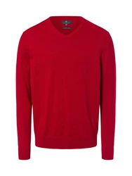 Nils Sundström Strickpullover Rot/Dunkelrot
