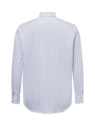 Finshley & Harding Businesshemd Hellblau/Blau/Grau