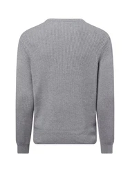 Nils Sundström Strickpullover Grau/Hellgrau/Dunkelgrau