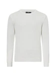Nils Sundström Strickpullover Grau/Creme/Weiß/Khaki