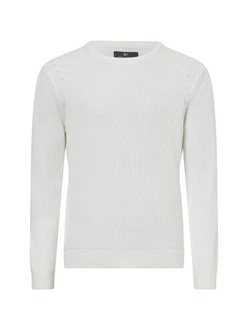 Nils Sundström Strickpullover Grau/Creme/Weiß/Khaki Nils Sundström Strickpullover Grau/Creme/Weiß/Khaki