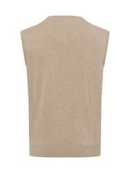 Nils Sundstrm Pullunder Khaki/Braun/Beige