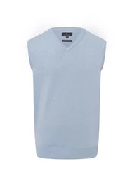 Nils Sundstrm Pullunder Blau/Hellblau