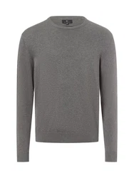 Nils Sundström Strickpullover Dunkelgrau/Hellgrau/Grau