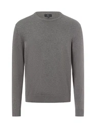 Nils Sundström Strickpullover Dunkelgrau/Hellgrau/Grau