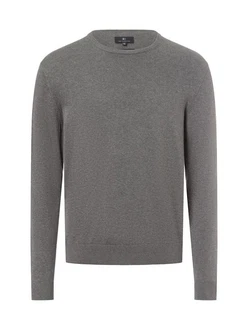 Nils Sundström Strickpullover Dunkelgrau/Hellgrau/Grau