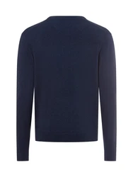 Nils Sundström Strickpullover Dunkelblau/Blau