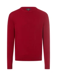 Nils Sundström Strickpullover Rot/Dunkelrot/Bordeaux
