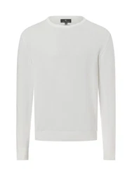 Nils Sundström Strickpullover Grau/Creme
