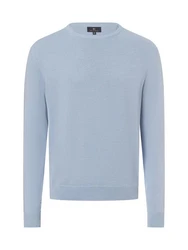 Nils Sundström Strickpullover Blau/Hellblau