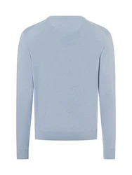Nils Sundström Strickpullover Blau/Hellblau