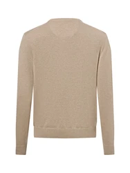 Nils Sundström Strickpullover Khaki/Beige/Braun/Gold