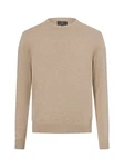 Nils Sundström Strickpullover Khaki/Beige/Braun/Gold
