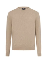 Nils Sundström Strickpullover Khaki/Beige/Braun/Gold