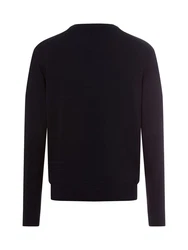Nils Sundström Strickpullover Dunkelblau/Schwarz