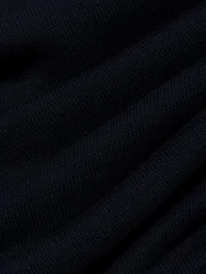 Nils Sundström Strickpullover Dunkelblau/Schwarz