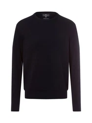 Nils Sundström Strickpullover Dunkelblau/Schwarz