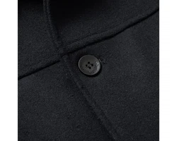 Allthemen Wollmantel Herren Wintermantel Slim Fit Kurzmantel Schwarz/Dunkelblau/Dunkelgrau
