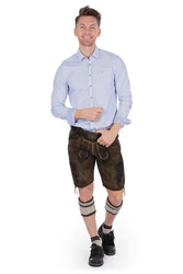 Hatico Trachtenhemd MAURITZ weiß/blau, weiß/grün